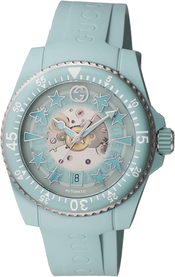 Amazon.co.jp: [GUCCI(グッチ)] 腕時計 DIVE ダイブ ブルー 文字盤